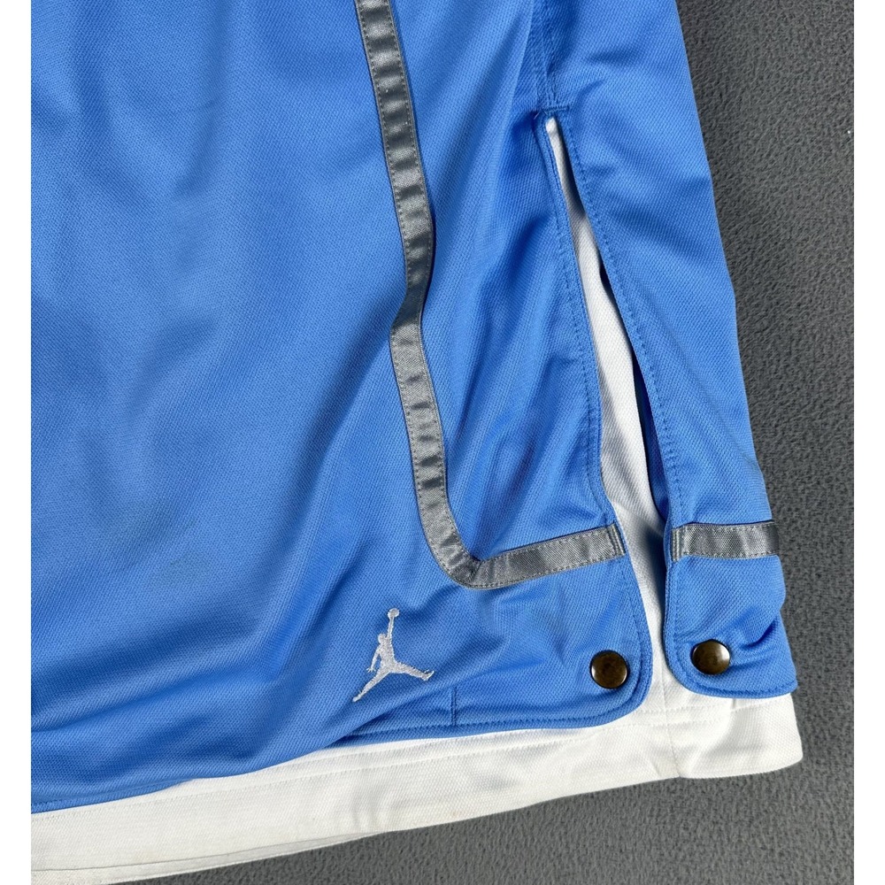 Air Jordan Shorts Mens 2XL Blue UNC Jumpman Basketball Baggy Lounge Vintage Y2K - Picture 5 of 13